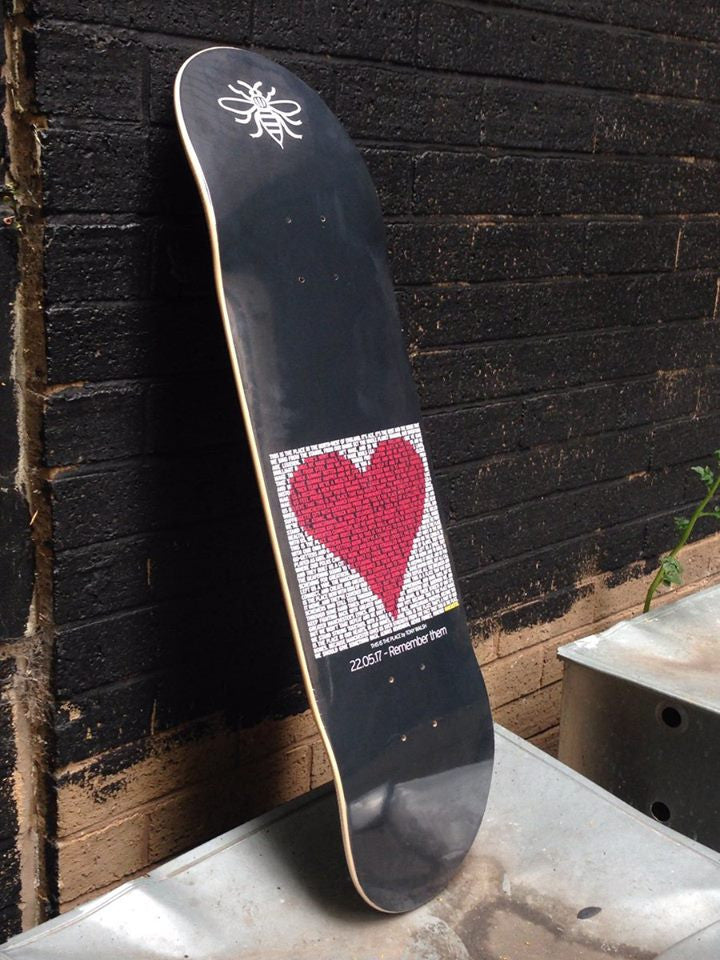 We Love Manchester (This is the place ) - Custom Skateboard Printing